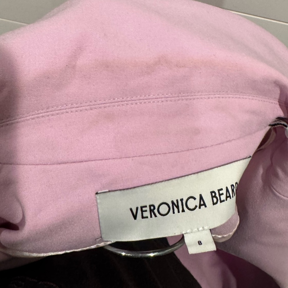 Veronica Beard purple Miller Dickey blazer in pale orchid - Picture 12 of 14